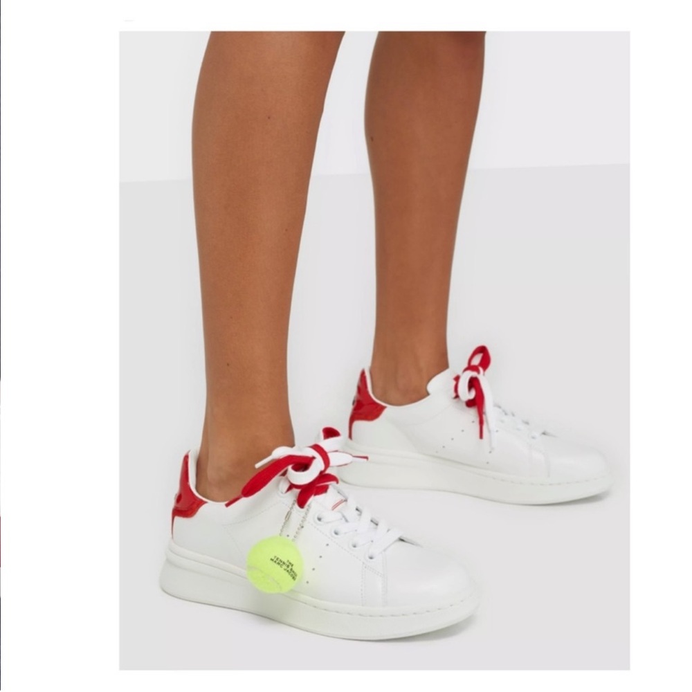 New! THE MARC JACOBS Leather Tennis Shoes Sneakes